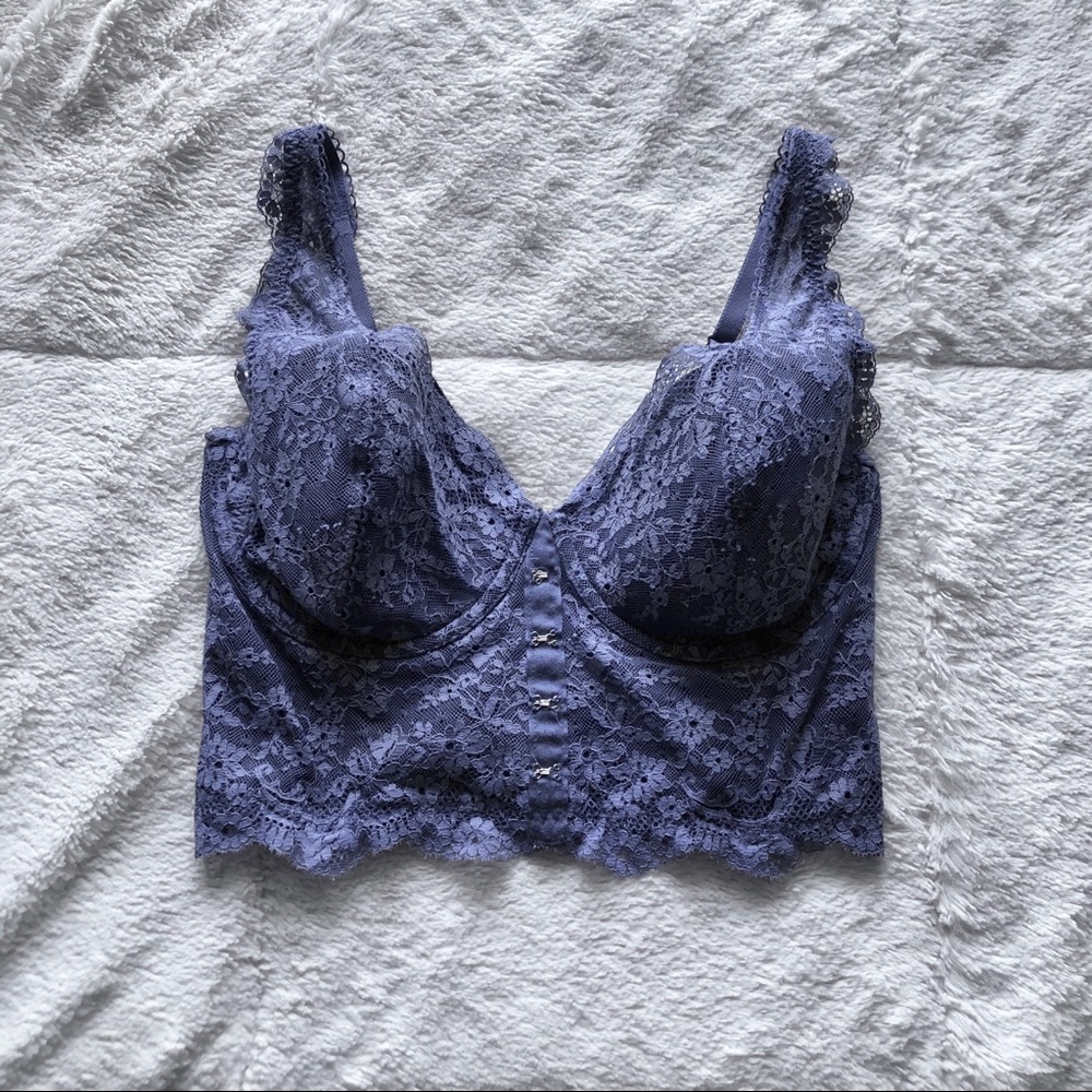 VS Blue Lace Padded Bralette